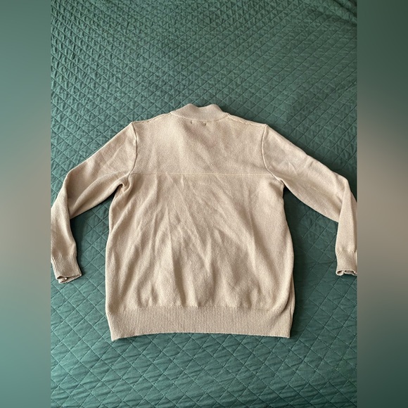 Paul Jones Mens Tan Sweater Sz L - Picture 4 of 8